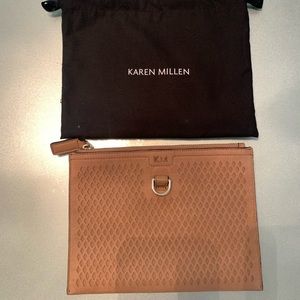 Karen Mullen Suede Pouch